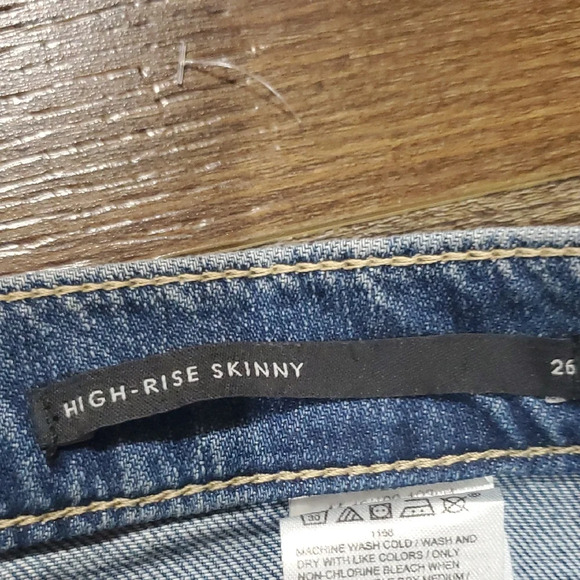 Banana Republic Blue Split Wide Leg Denim - Picture 3 of 9